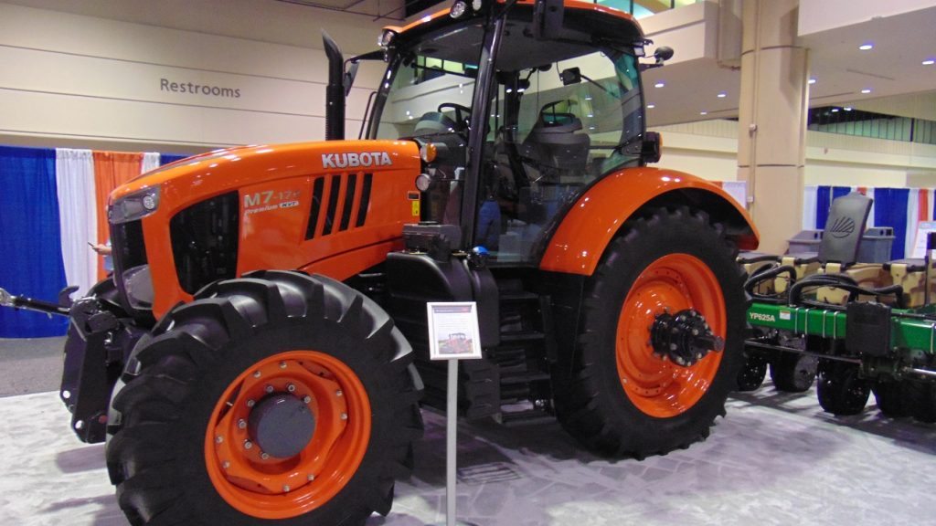 Kubota M7 Gen 2 tractor turns heads at Commodity Classic Iowa