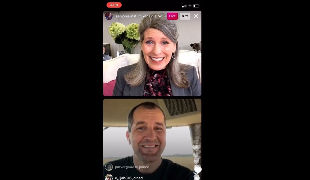 Ernst, Naig discuss carbon sequestration on Instagram Live