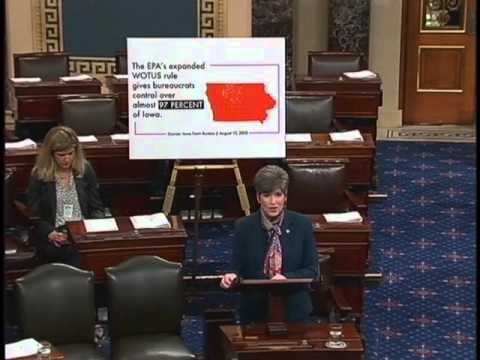 Ernst?s disapproval of resolution on WOTUS moves to House