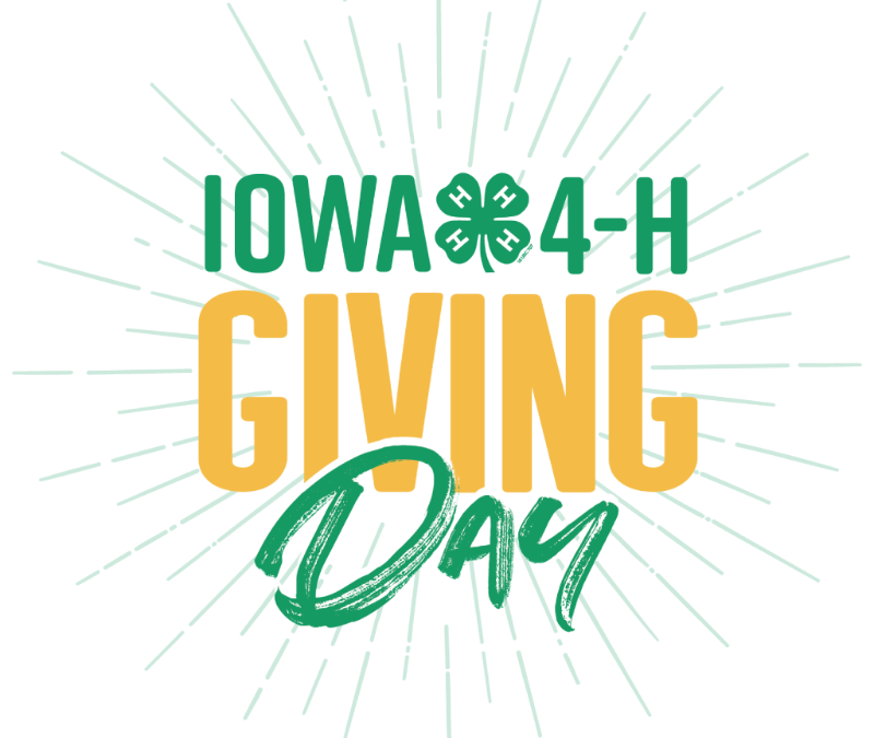 Today is 4-H Giving Day