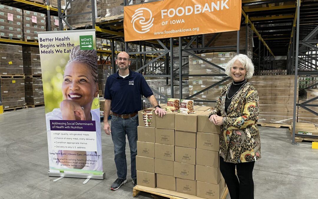 Mom’s Meals continues to help Food Bank of Iowa fight food insecurity