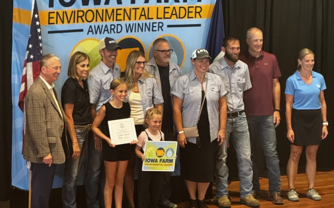 Iowa Farm Environmental Leader Awards presented to 40 farm families at the 2025 Iowa State Fair