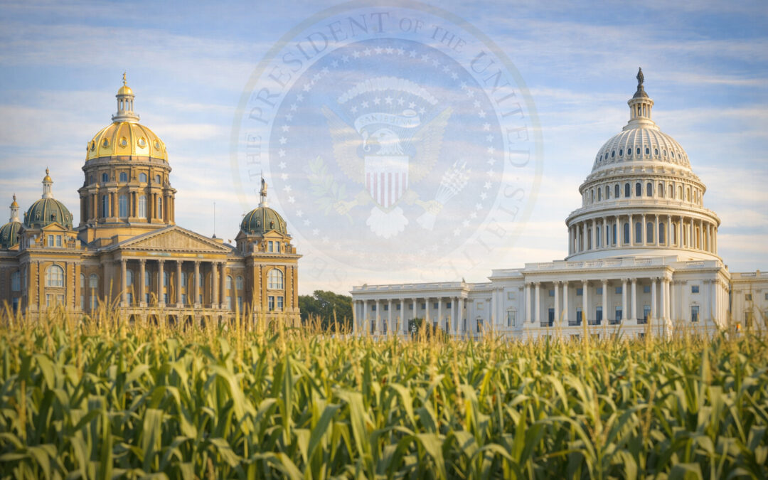 Iowa farmers press E15 message as President Trump visits