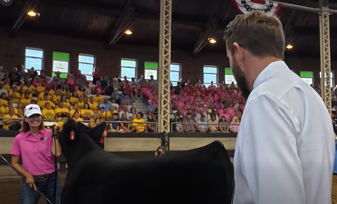 Governor Kim Reynolds wins her final time at Governor's Charity Steer Show.